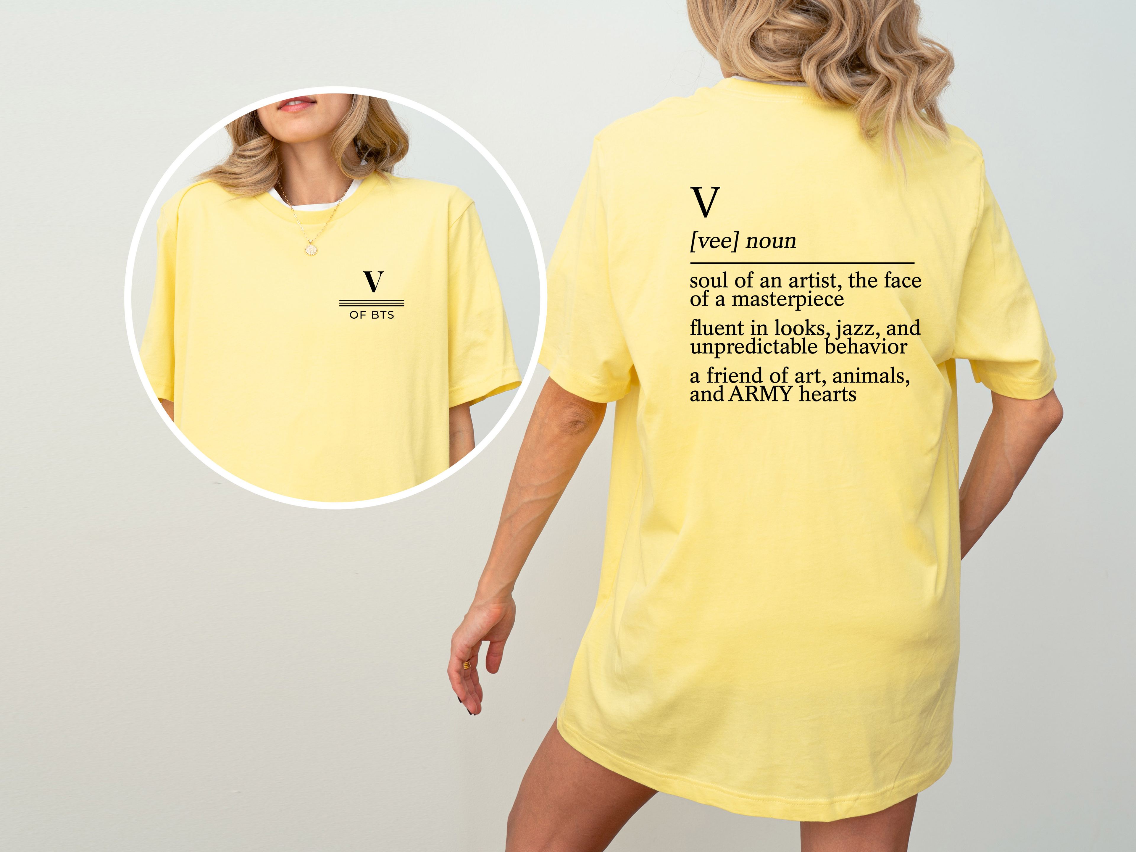 V of BTS Definition T-Shirt |