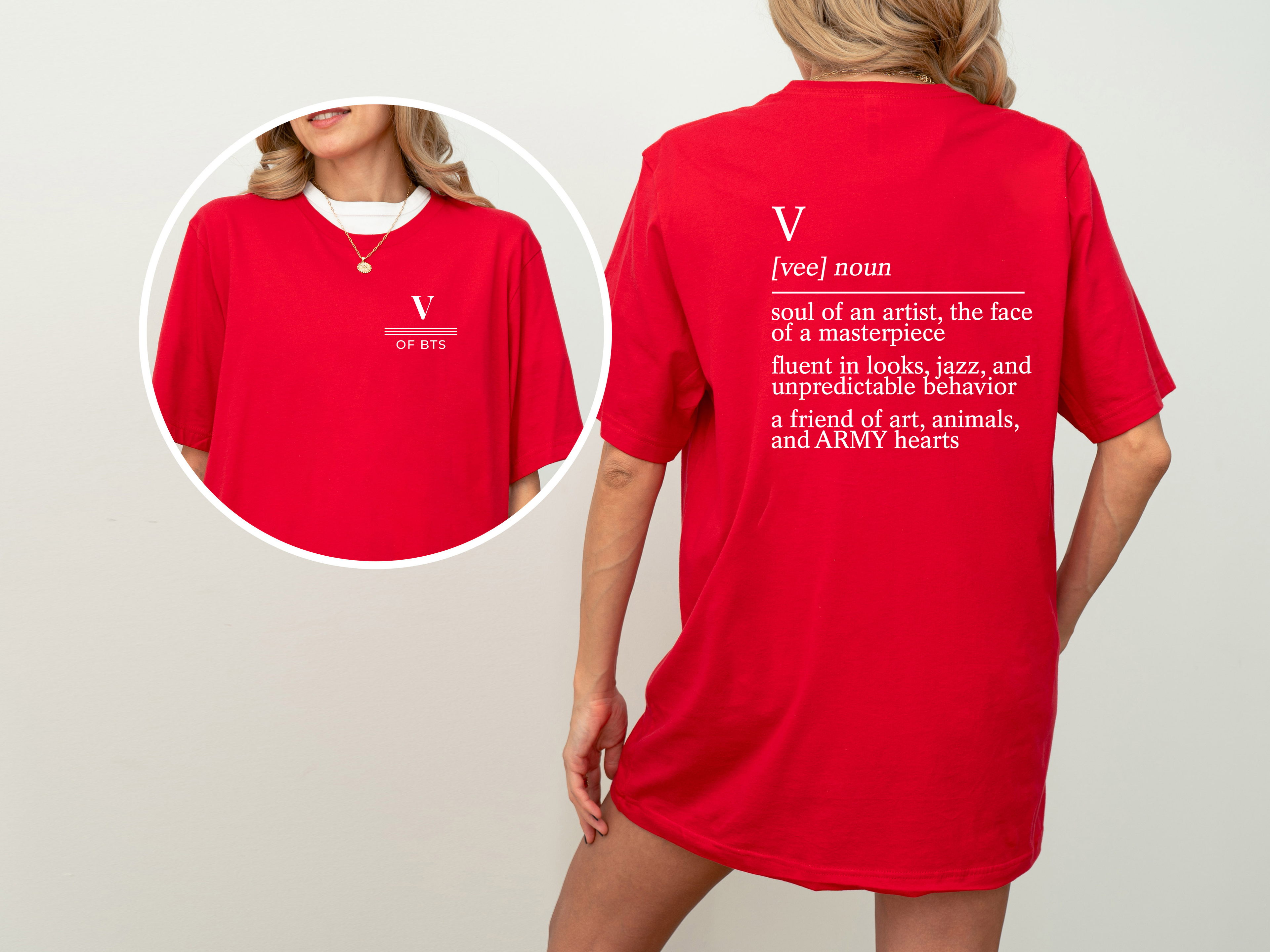 V of BTS Definition T-Shirt |