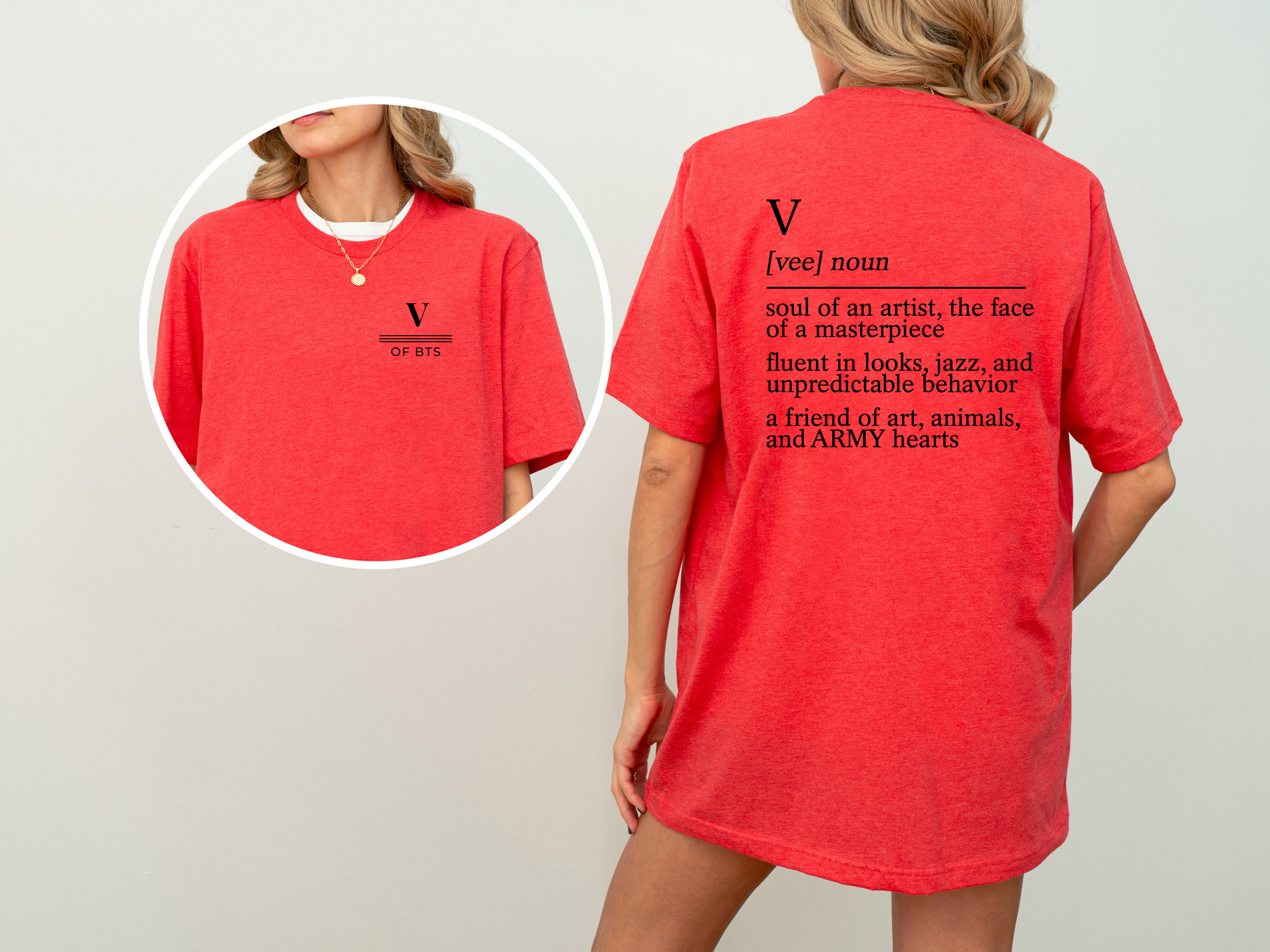 V of BTS Definition T-Shirt |