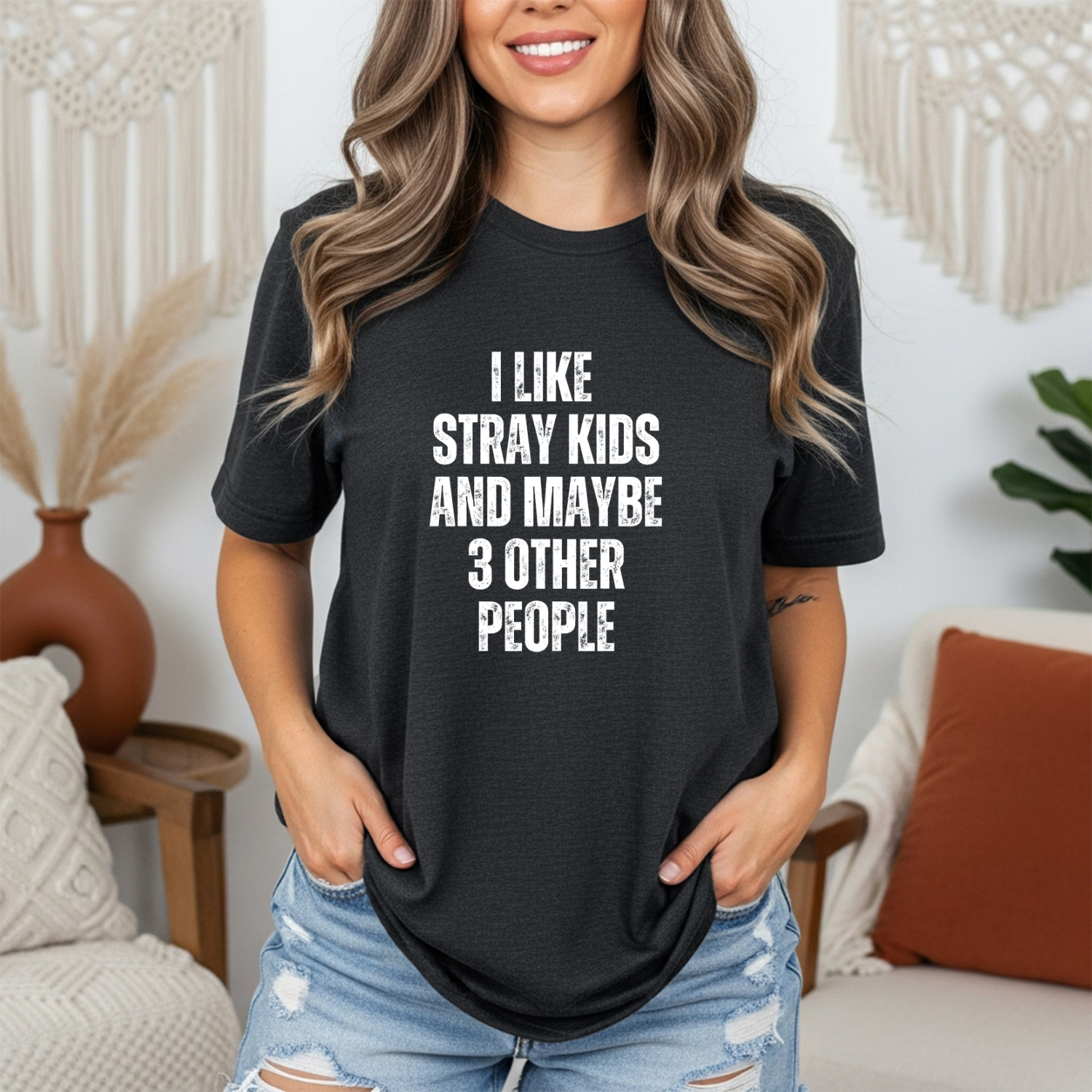 I Like Stray Kids and Maybe 3 Other People T-Shirt | Funny STAY Fan Tee