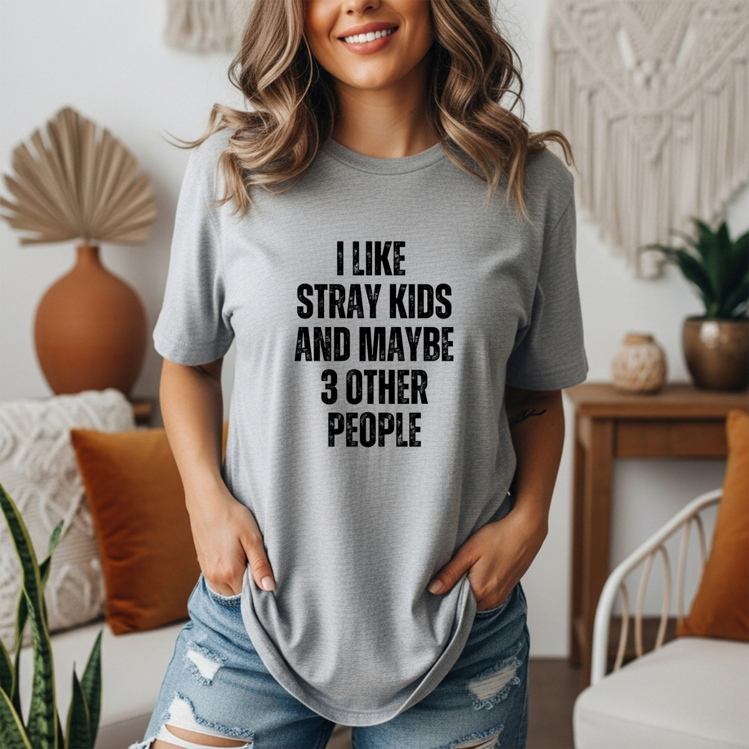 I Like Stray Kids and Maybe 3 Other People T-Shirt | Funny STAY Fan Tee