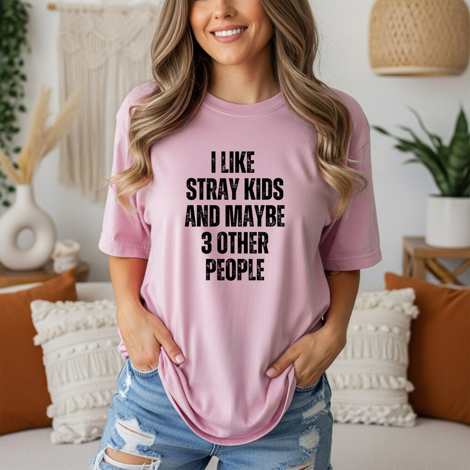 I Like Stray Kids and Maybe 3 Other People T-Shirt | Funny STAY Fan Tee