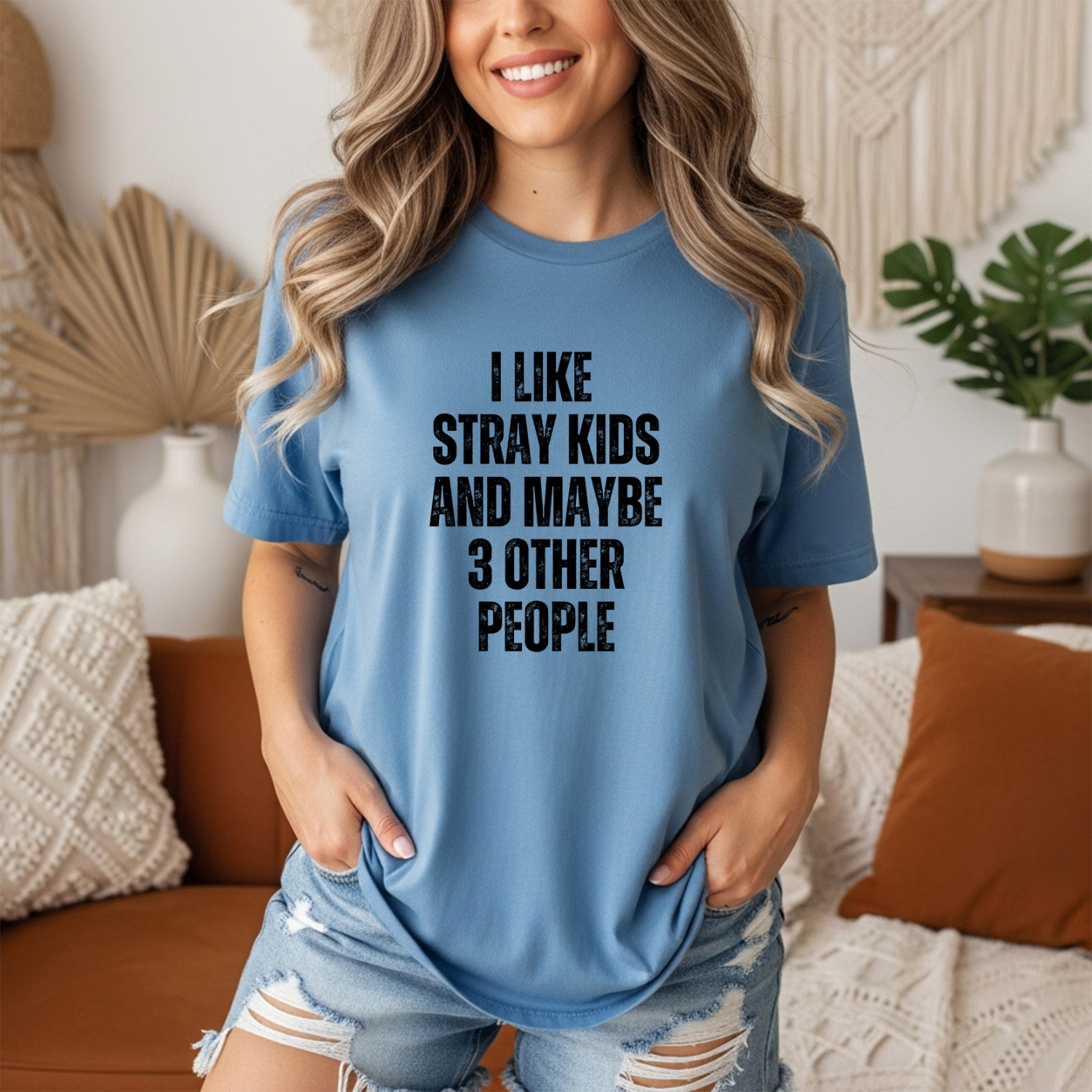 I Like Stray Kids and Maybe 3 Other People T-Shirt | Funny STAY Fan Tee