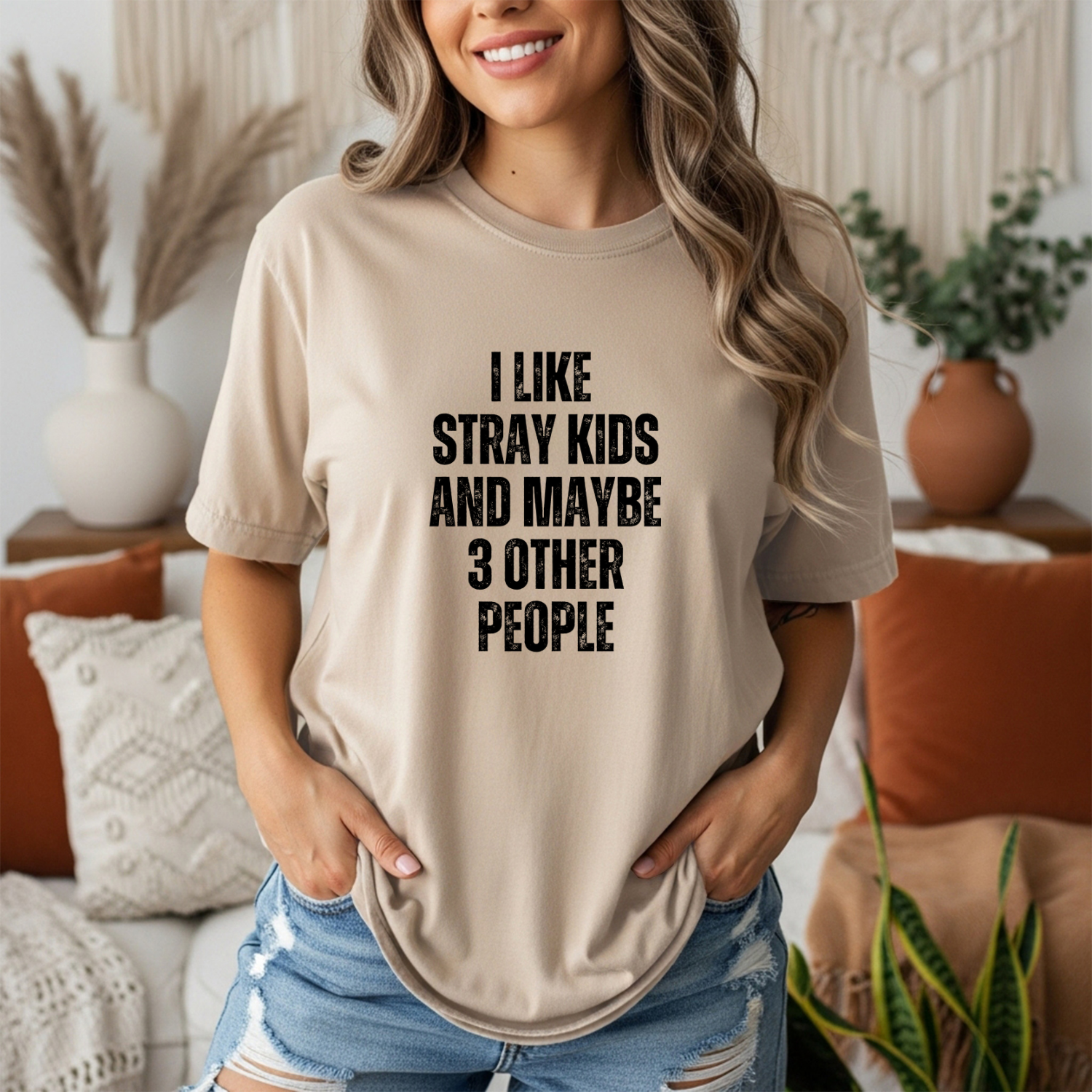 I Like Stray Kids and Maybe 3 Other People T-Shirt | Funny STAY Fan Tee