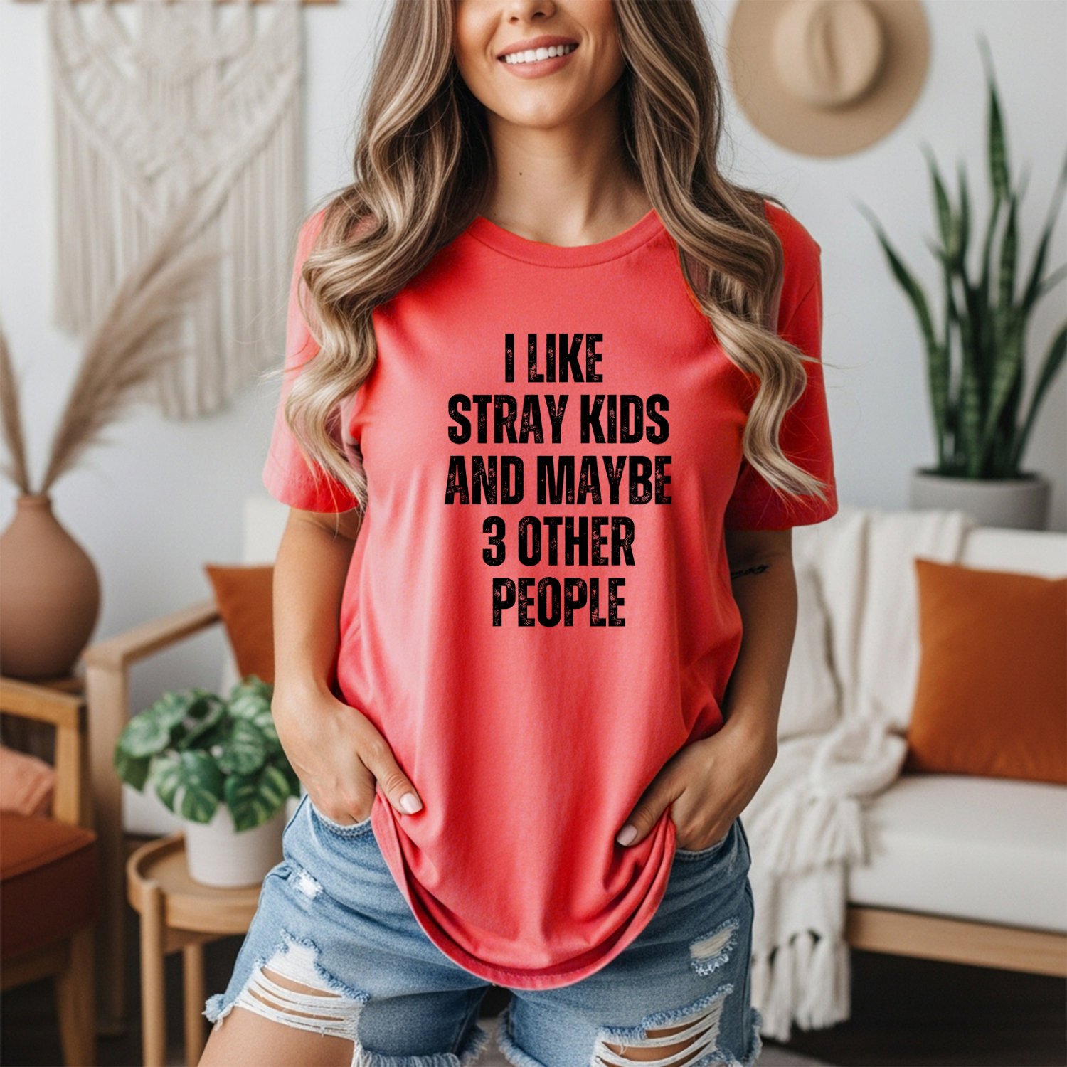 I Like Stray Kids and Maybe 3 Other People T-Shirt | Funny STAY Fan Tee
