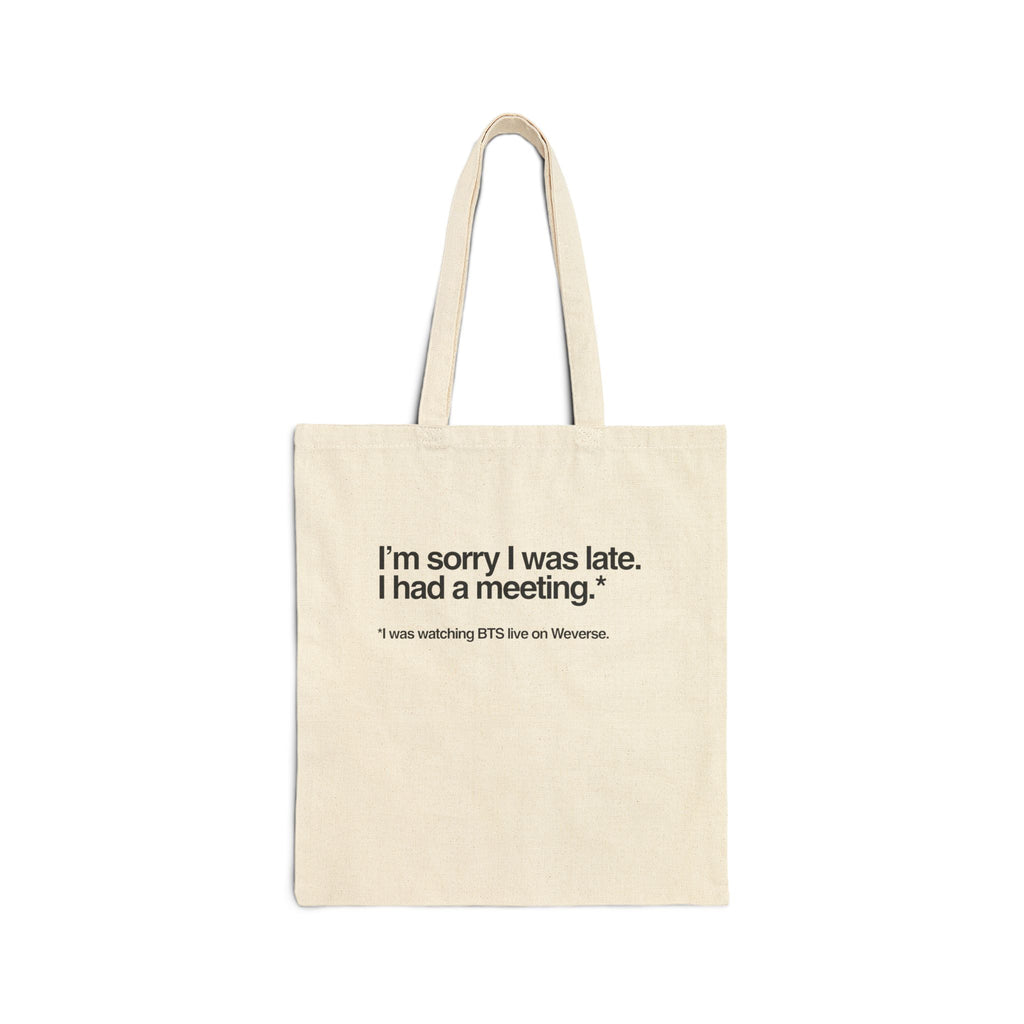 Cotton Canvas Tote Bag