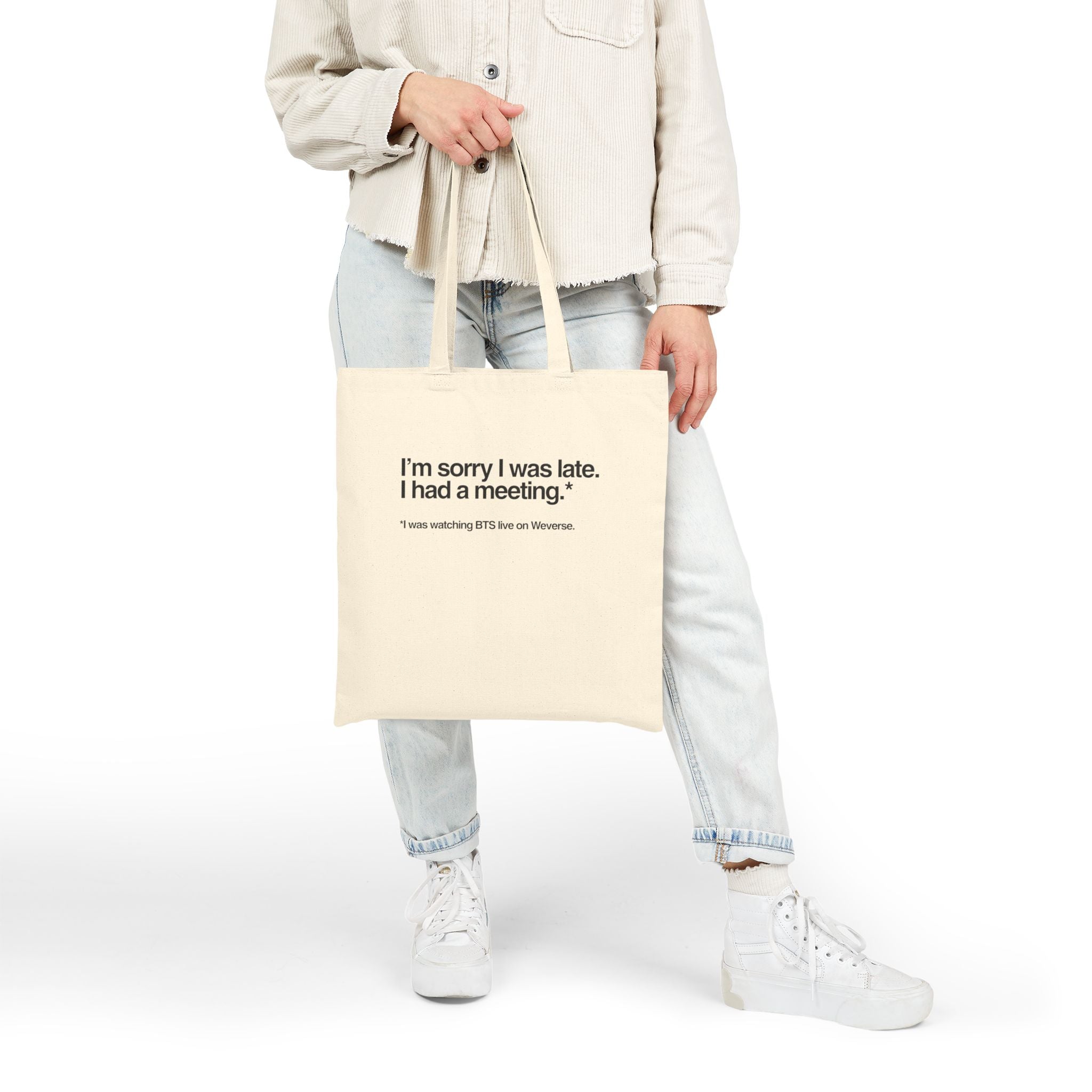 Cotton Canvas Tote Bag
